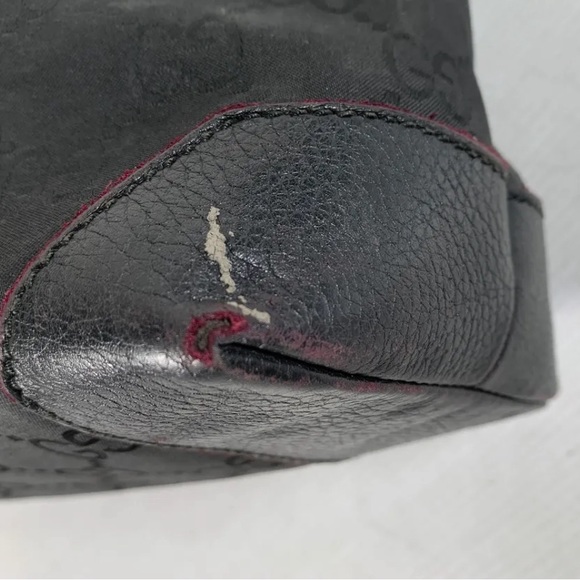 Gucci Womens Monogram GG Vintage Canvas Tote  Large-Authentic-As Is (REHAB)w COA - Picture 5 of 9